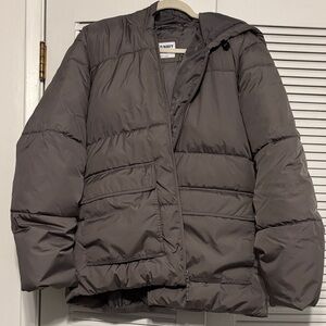 Old Navy Charcoal Quilted Jacket men’s size Large